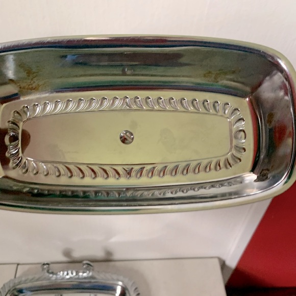 Vintage Irvinware Chrome Butter Dish - Picture 3 of 7